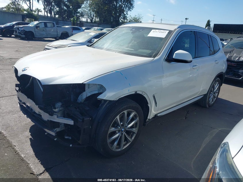 2019 BMW X3 SPORT UTILITY VEHICLE 2.0L I-4 DI, DOHC, VVT, TURBO, 248HP