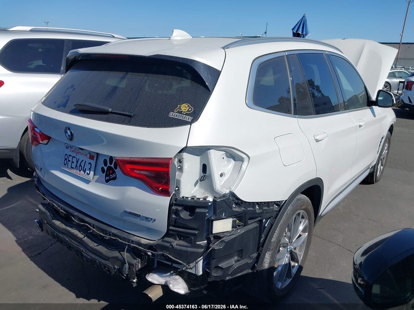 2019 BMW X3 SPORT UTILITY VEHICLE 2.0L I-4 DI, DOHC, VVT, TURBO, 248HP