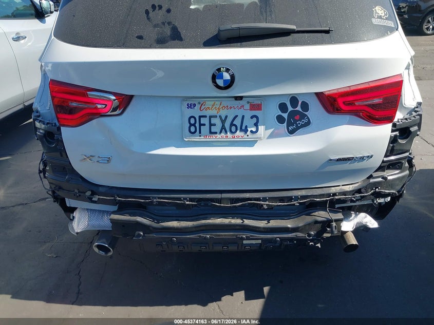 2019 BMW X3 SPORT UTILITY VEHICLE 2.0L I-4 DI, DOHC, VVT, TURBO, 248HP