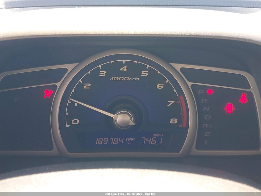 2011 HONDA CIVIC SEDAN 1.8L I-4 VVT, 140HP
