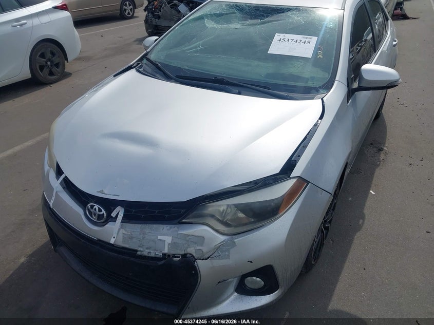 2016 TOYOTA COROLLA SEDAN 1.8L I-4 DOHC, VVT, 132HP