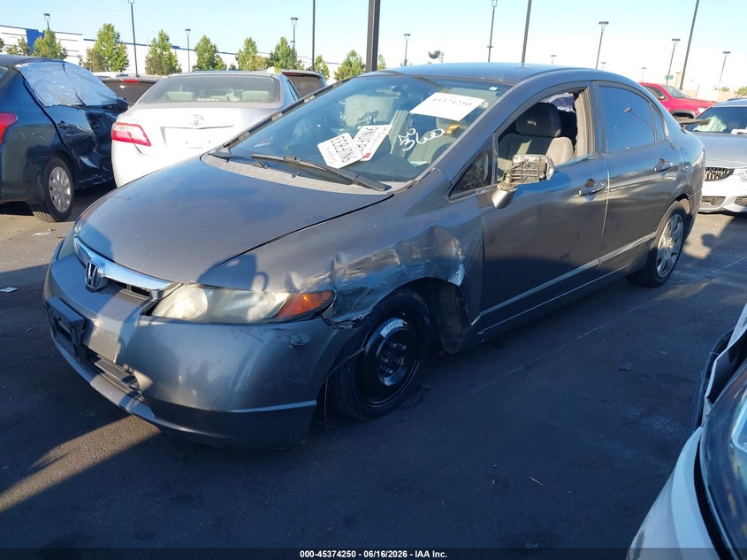 2008 Honda Civic Lx 2HGFA16578H338004 photo 1