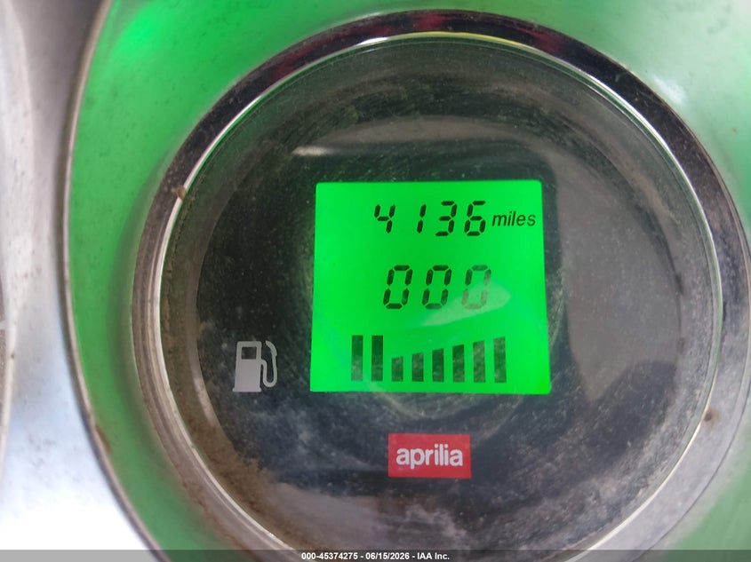 2010 APRILIA SCARABEO auction photo 7