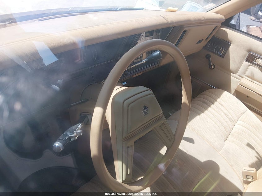 1986 Plymouth Caravelle VIN: 1P3BJ36K0GC293844 Lot: 45374288
