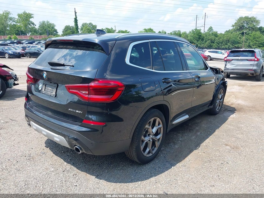 2021 BMW X3 SPORT UTILITY VEHICLE 2.0L I-4 DI, DOHC, VVT, TURBO, 248HP