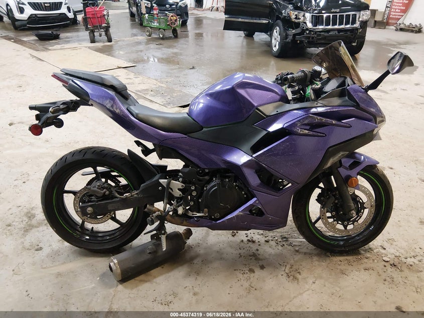 2024 Kawasaki Ex500 A/B VIN: ML5EXGJ12RDA06886 Lot: 45374319