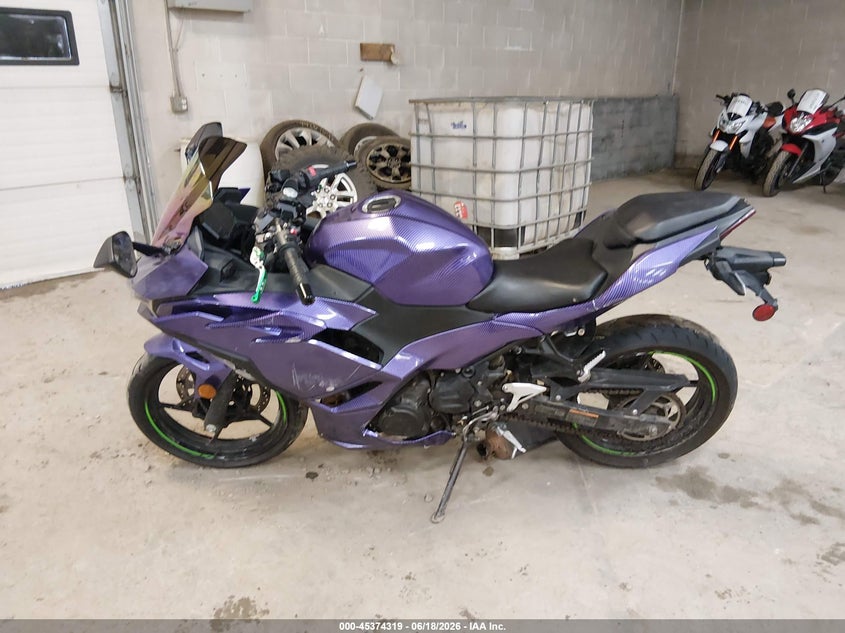 2024 Kawasaki Ex500 A/B VIN: ML5EXGJ12RDA06886 Lot: 45374319