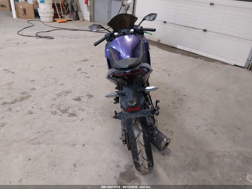 2024 Kawasaki Ex500 A/B VIN: ML5EXGJ12RDA06886 Lot: 45374319