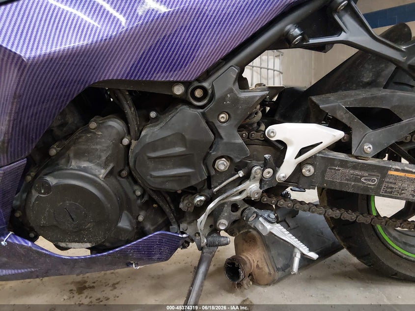 2024 Kawasaki Ex500 A/B VIN: ML5EXGJ12RDA06886 Lot: 45374319