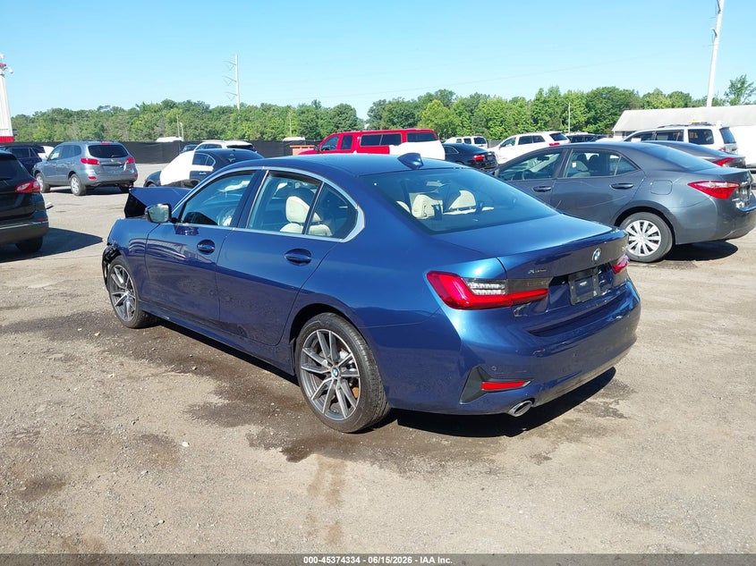 Vin: 3mw5r7j08m8b63376, lot: 45872320, bmw 330i xdrive 20213