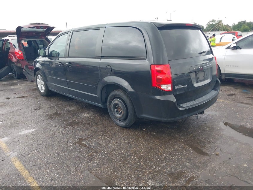 Vin: 2c4rdgbg9fr669140, lot: 45872340, dodge grand caravan se 20153