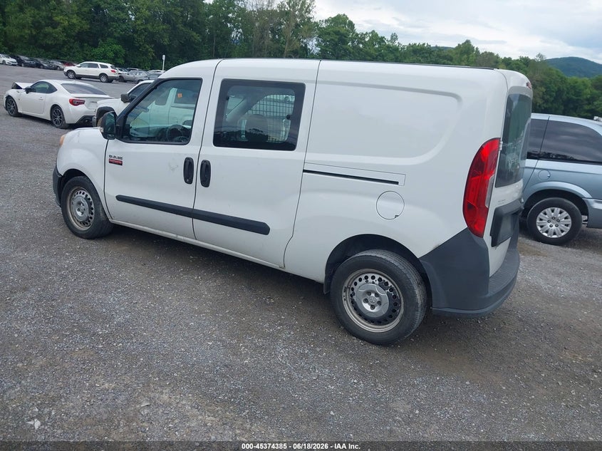Vin: zfberfab5h6g49905, lot: 45872371, ram promaster city tradesman 20173