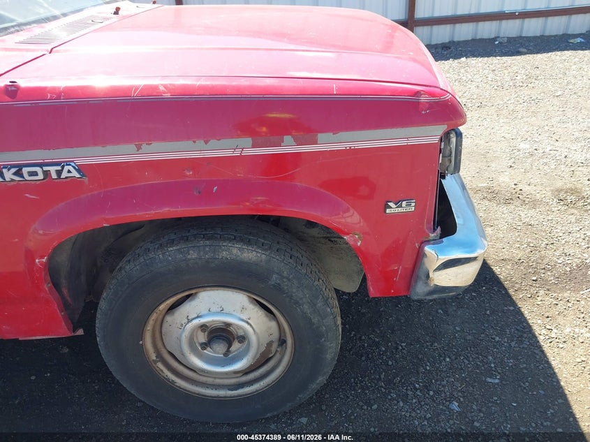 1989 Dodge Dakota VIN: 1B7FL26X3KS004570 Lot: 45374389