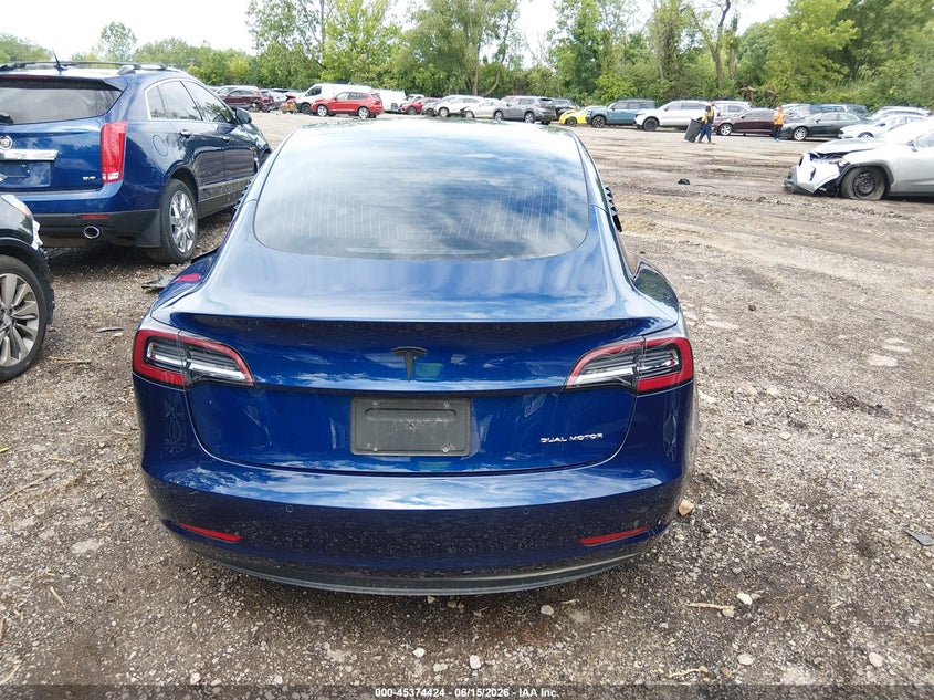 2020 TESLA MODEL 3 SEDAN ELECTRIC