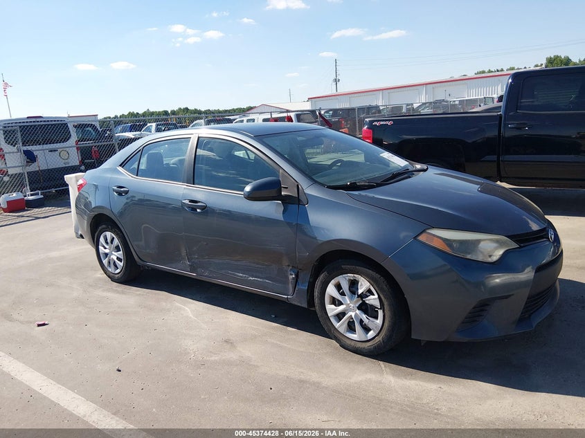 2014 TOYOTA COROLLA auction photo 1