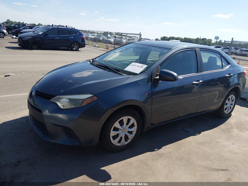 2014 TOYOTA COROLLA auction photo 2