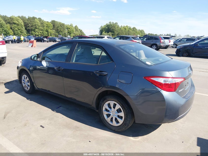 2014 TOYOTA COROLLA auction photo 3