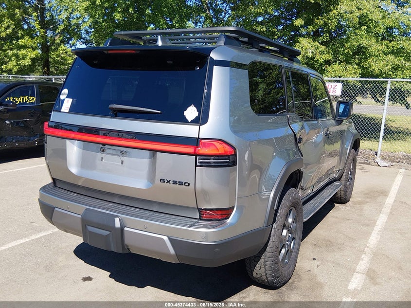 Vin: jtjtbcdx1r5034011, lot: 45872419, lexus gx 550 overtrail+ 20244