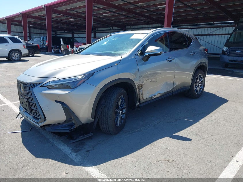 2025 LEXUS NX 350 2.4L I-4 DI, DOHC, V(VIN: 2T2GGCEZXSC071536