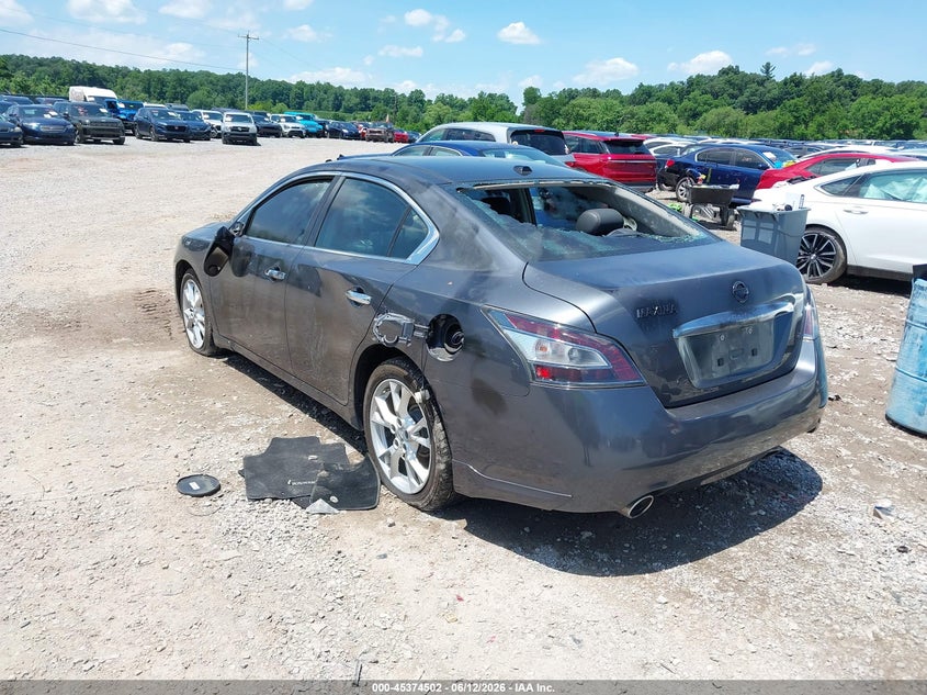 Vin: 1n4aa5ap1cc822809, lot: 45872488, nissan maxima 3.5 sv 20123