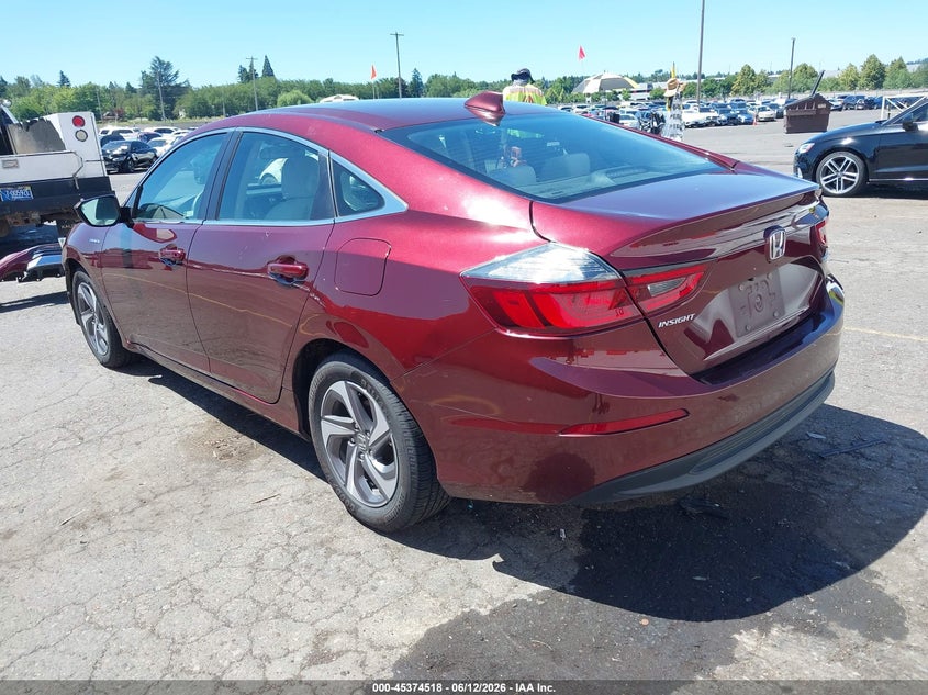 Vin: 19xze4f55ke028969, lot: 45872504, honda insight ex 20193