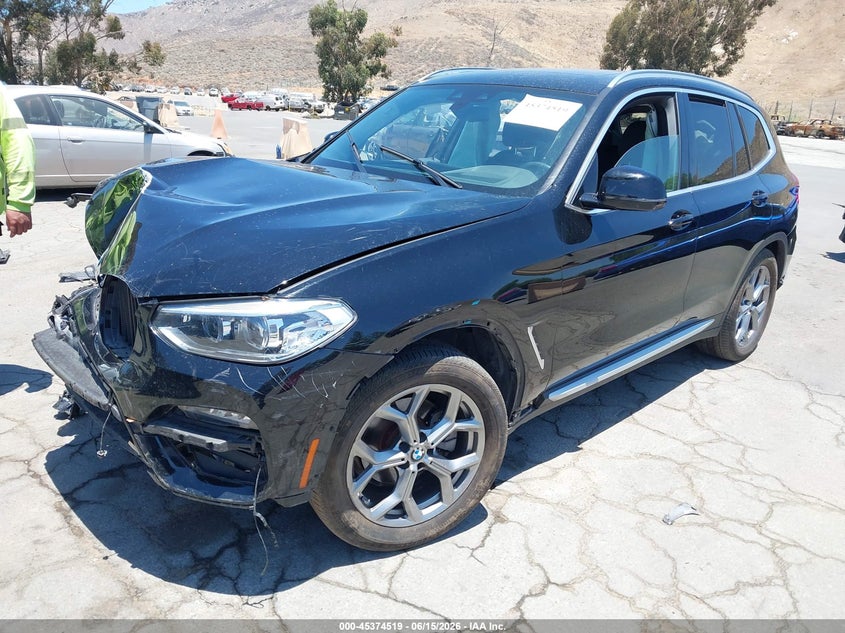 2020 Bmw X3 Xdrive30i 5UXTY5C02L9B87757 photo 1