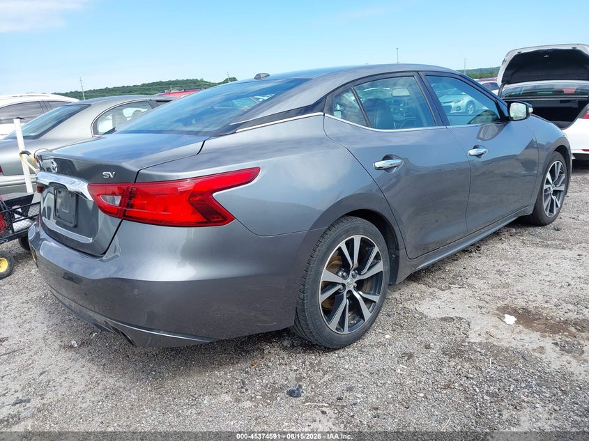 Vin: 1n4aa6ap8jc368643, lot: 45872577, nissan maxima 3.5 sv 20184
