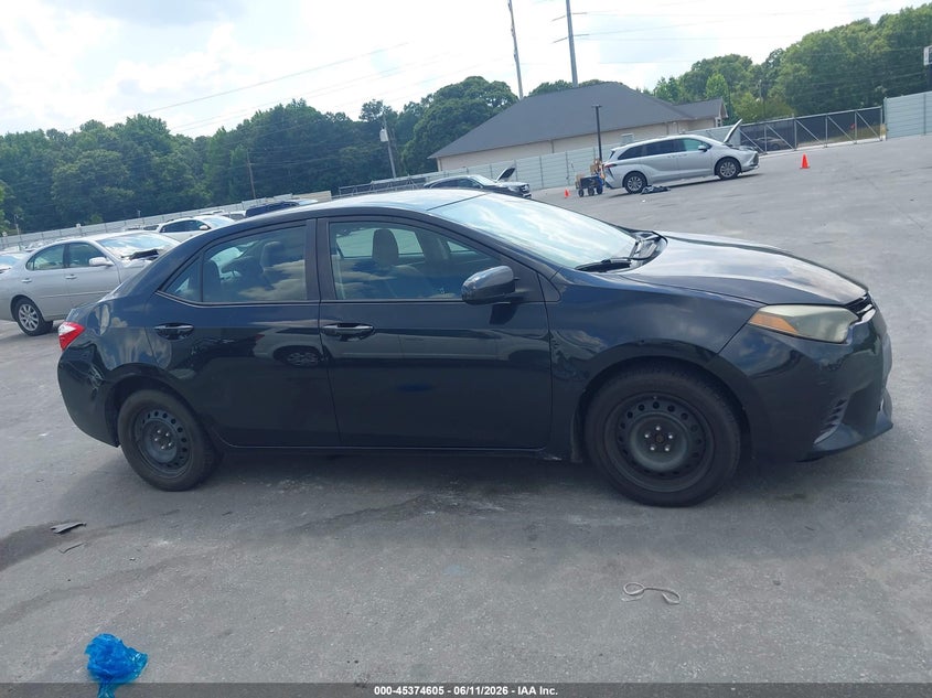 2015 TOYOTA COROLLA SEDAN 1.8L I-4 DOHC, VVT, 132HP