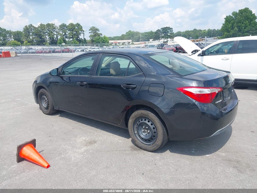 2015 TOYOTA COROLLA SEDAN 1.8L I-4 DOHC, VVT, 132HP