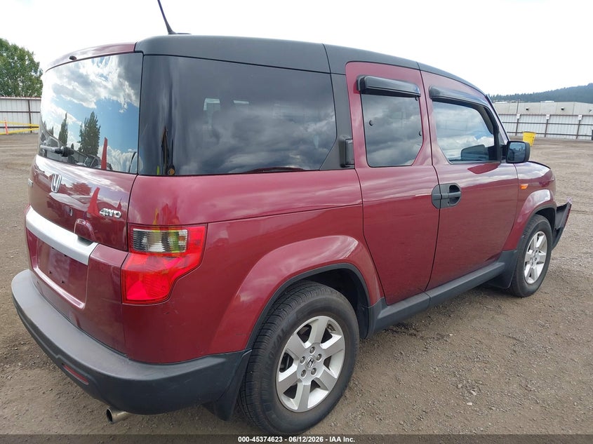Vin: 5j6yh2h7xal008867, lot: 45872609, honda element ex 20104