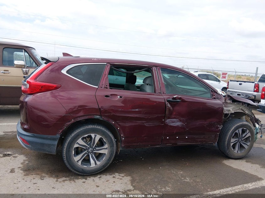 2017 HONDA CR-V SPORT UTILITY VEHICLE 2.4L I-4 DI, DOHC, VVT, 184HP