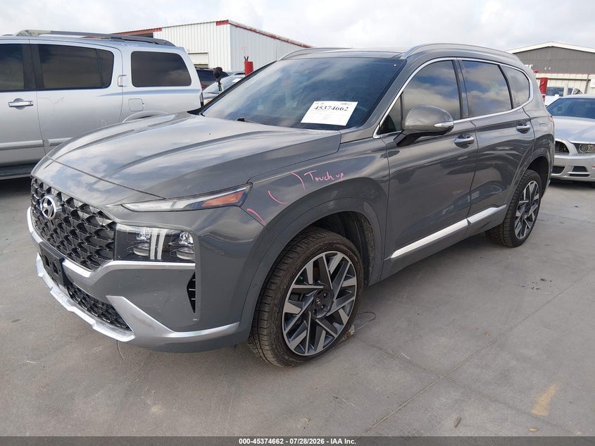 Vin: 5nms5dal4nh420474, lot: 45872648, hyundai santa fe calligraphy 20222