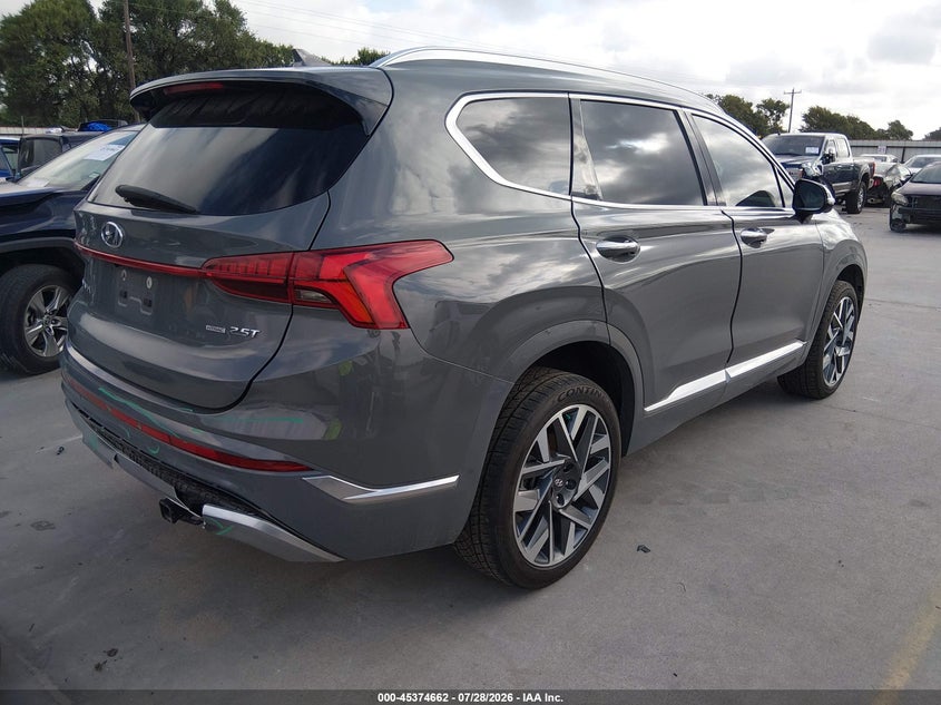 Vin: 5nms5dal4nh420474, lot: 45872648, hyundai santa fe calligraphy 20224