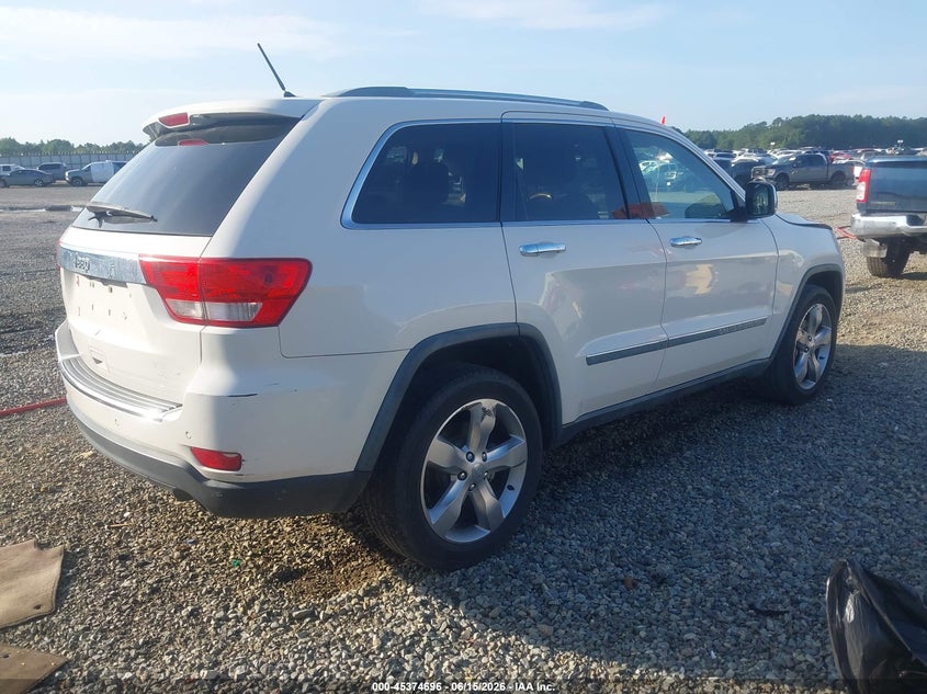 Vin: 1j4rs6gg1bc601419, lot: 45872682, jeep grand cherokee overland 20114