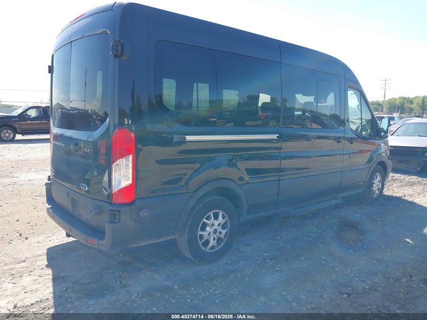 Vin: 1fbzx2cg2fkb07446, lot: 45872700, ford transit-350 xlt 20154