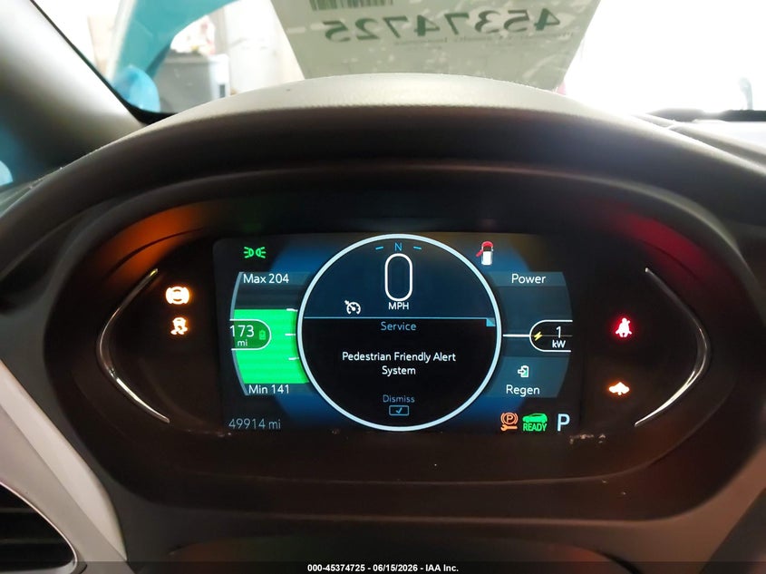 2021 Chevrolet Bolt Ev Fwd Lt VIN: 1G1FY6S05M4109449 Lot: 45374725