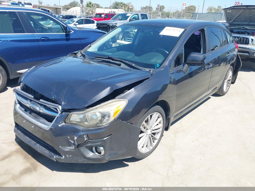 Vin: jf1gpah6xch220136, lot: 45872740, subaru impreza 2.0i limited 20122