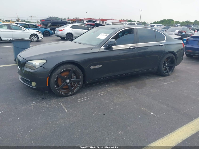 Vin: wbaka8c54cdx01257, lot: 45872754, bmw 750i 20122
