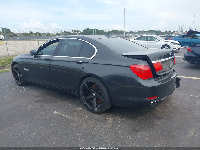 Vin: wbaka8c54cdx01257, lot: 45872754, bmw 750i 20123