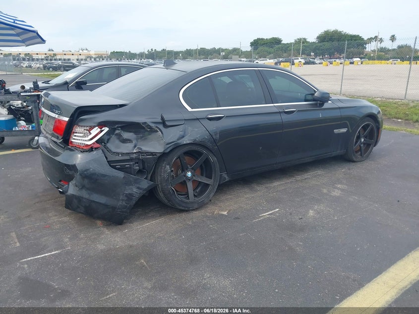 Vin: wbaka8c54cdx01257, lot: 45872754, bmw 750i 20124