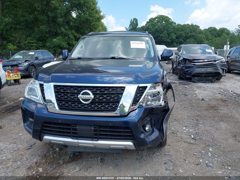 2018 Nissan Armada Sv VIN: JN8AY2ND2J9055426 Lot: 45374787
