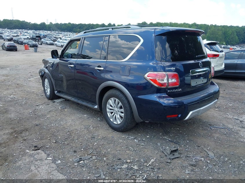 Vin: jn8ay2nd2j9055426, lot: 45872773, nissan armada sv 20183