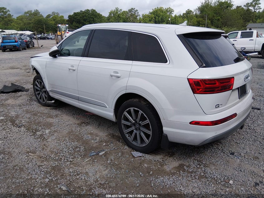 Vin: wa1vaaf73hd056736, lot: 45872785, audi q7 3.0t premium 20173