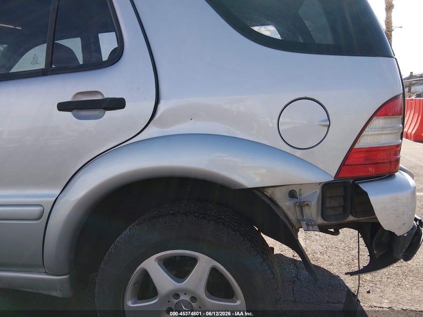 2001 Mercedes-Benz Ml 320 VIN: 4JGAB54E51A250763 Lot: 45374801
