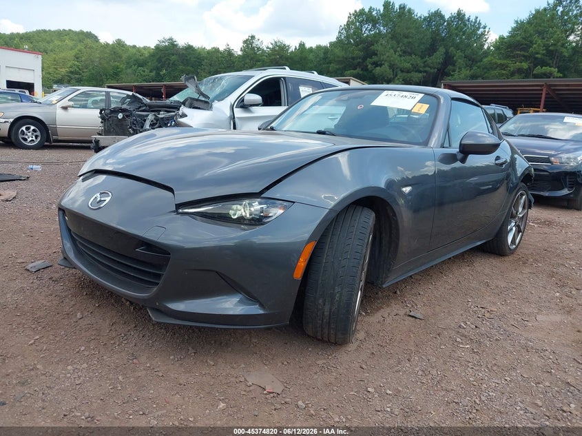 Vin: jm1ndam74p0558452, lot: 45872806, mazda mx-5 miata rf grand touring 20232