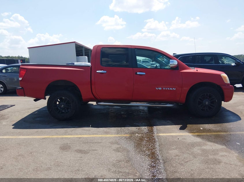 2008 Nissan Titan Xe VIN: 1N6AA07DX8N326572 Lot: 45374825