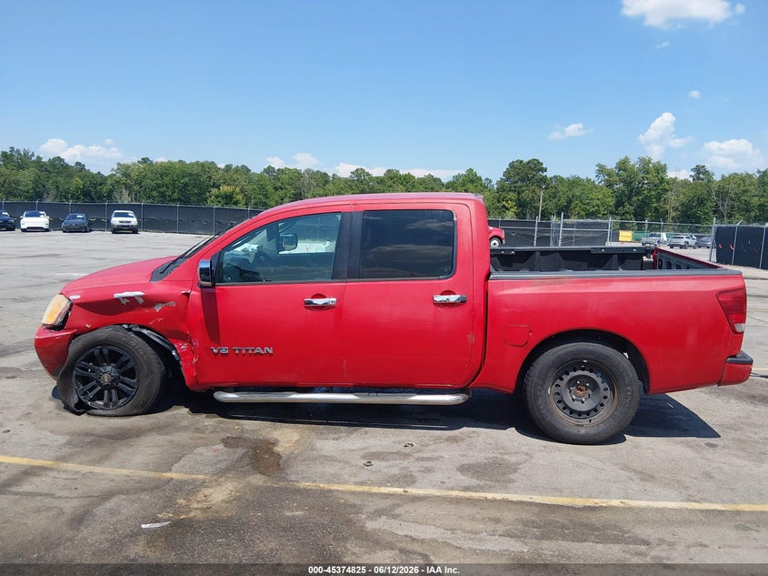 2008 Nissan Titan Xe VIN: 1N6AA07DX8N326572 Lot: 45374825
