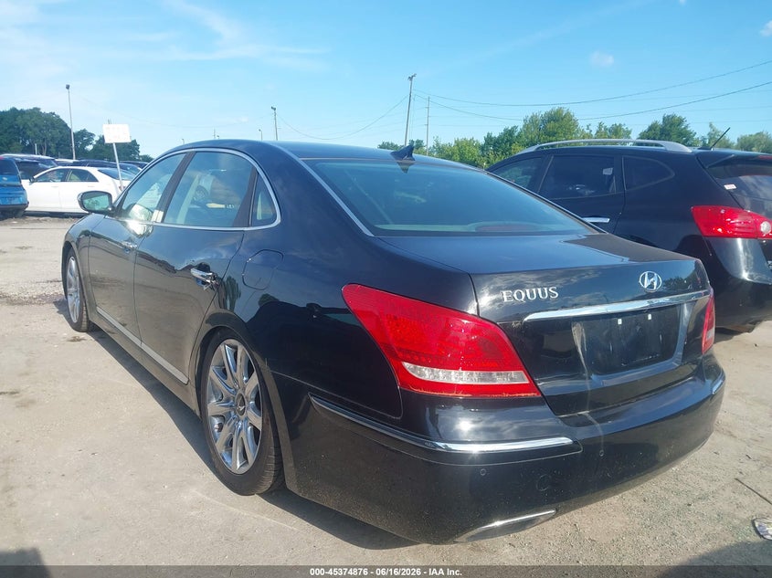 Vin: kmhgh4jh4cu050332, lot: 45872862, hyundai equus signature 20123