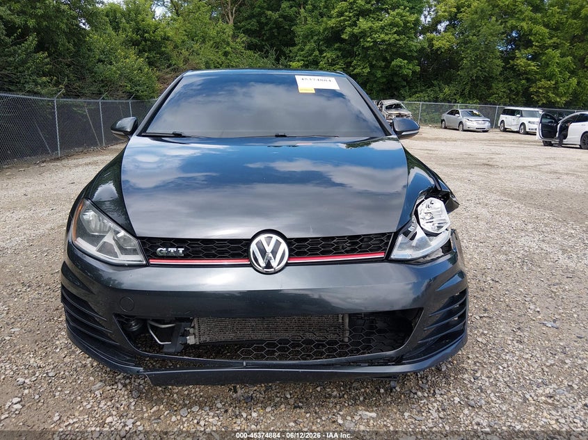 2017 Volkswagen Golf Gti Autobahn 4-Door/S 4-Door/Se 4-Door/Sport 4-Door VIN: 3VW5T7AU0HM034856 Lot: 45374884