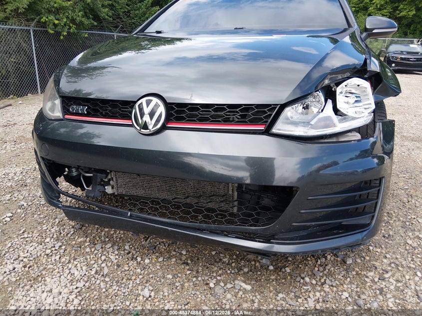 2017 Volkswagen Golf Gti Autobahn 4-Door/S 4-Door/Se 4-Door/Sport 4-Door VIN: 3VW5T7AU0HM034856 Lot: 45374884